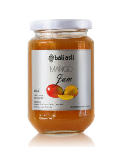 A jar of Bali Asli Mango Jam