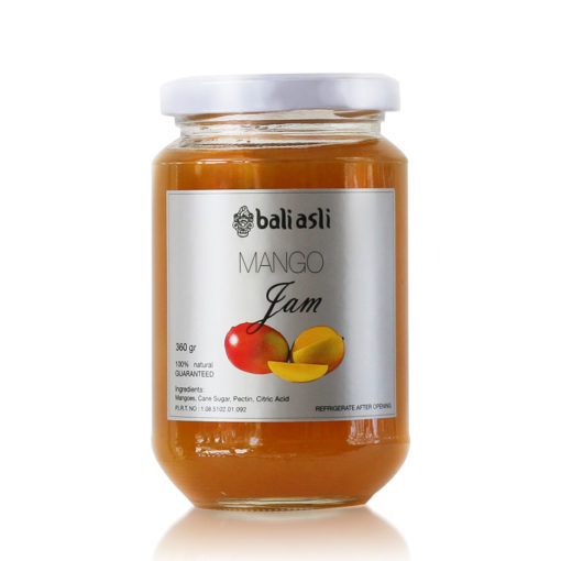 A jar of Bali Asli Mango Jam