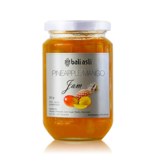 A jar of Bali Asli Pineapple & Mango jam