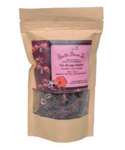 A pouch of Rawganic Rosella Flower Tea