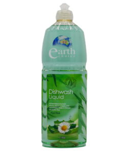A bottle of Earth Choice Dishwashing Liquid