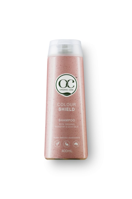A bottle of Organic Care Naturals Colour Shield Shampoo