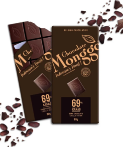 Monggo dark chocolate 69% 80g tablet