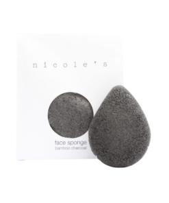 Nicole's Natural Face Sponge Tear Drop Bamboo Charcoal