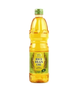 A bottle of Oryza rice bran oil 1l