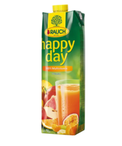 A bottle of Rauch Happy Days Multivitamin 1l