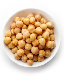 A bowl of chickpeas