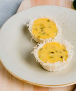 Coconut Passion Fruit Pie