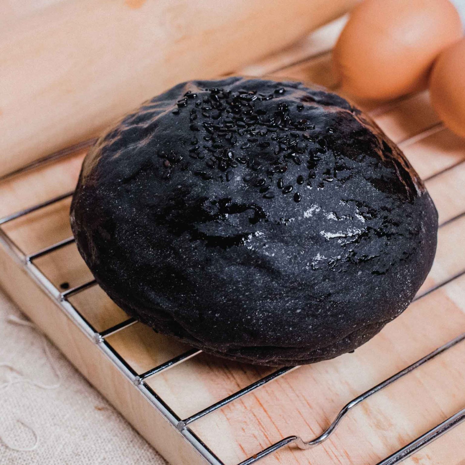 Charcoal Burger Bun Bali Buda