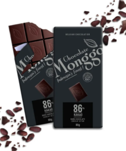 Monggo dark chocolate 86% 80g tablet