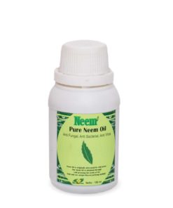 A bottle of Neem Pure Oil 100ml