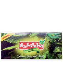 A box of 30 organic ashitaba tea bags