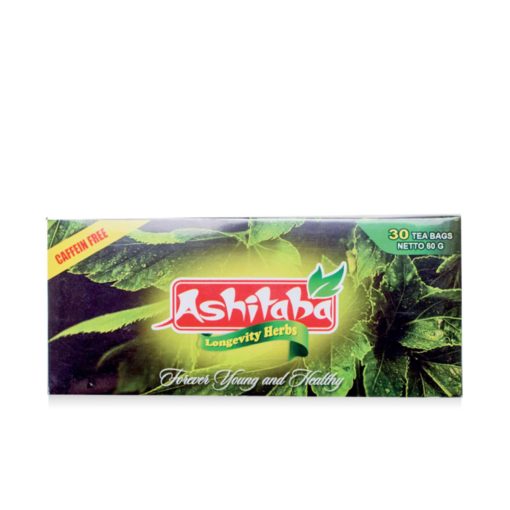 A box of 30 organic ashitaba tea bags