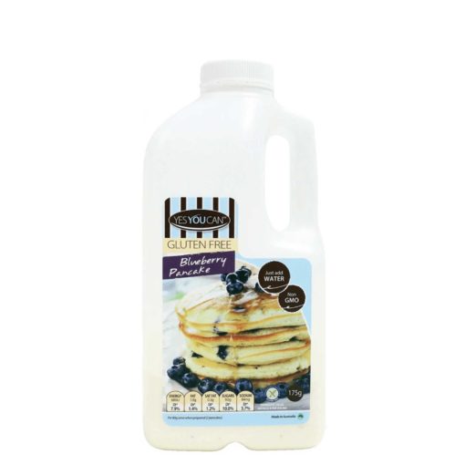 Yes You Can gluten-free pancake mix blueberry in a bottle