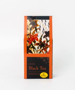 A box of Java Black Tea Sachets