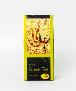 A box of Java Green Tea Loose