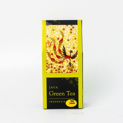 A box of Java Green Tea Loose