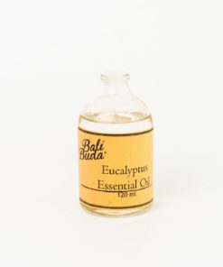A bottle of Bali Buda Eucalyptus Essential Oil