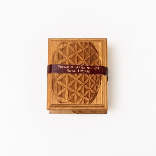 A box of Royal Hojari Frankincense