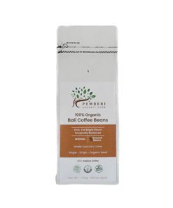 A packet of Pemberi Ground Coffee medium roast