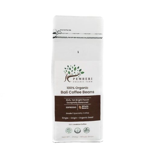 A packet of Pemberi Coffee beans espresso