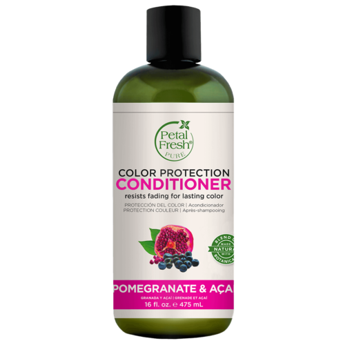 A bottle of Petal Fresh Pure Pomegranate and Acai Color Protection Conditioner