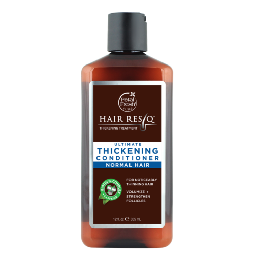 A bottle of Petal Fresh Pure Hair ResQ Thickening Conditioner 355ml