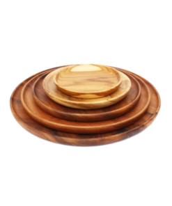 Nicole's Natural wooden plates set