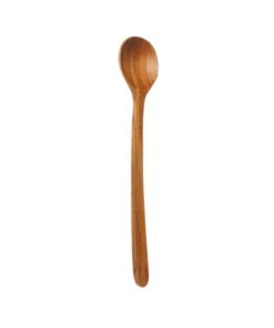 Nicole's Natural wooden long spoon