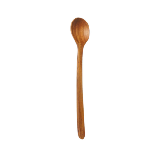 Nicole's Natural wooden long spoon