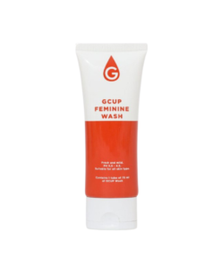 A tube of Gcup Feminine Wash