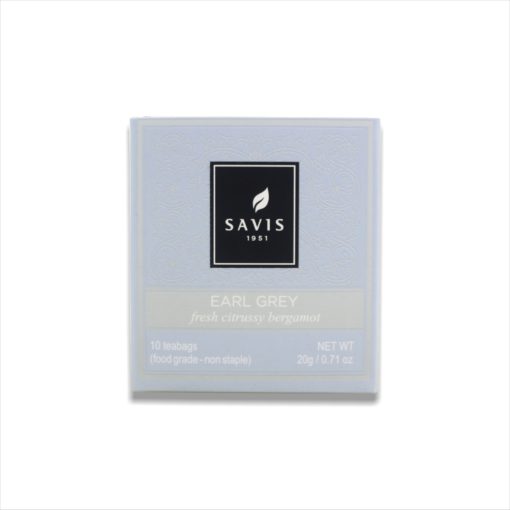 A box of Savis Earl Grey