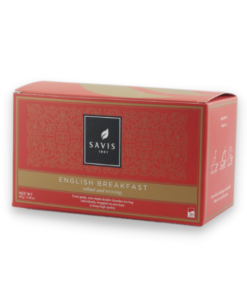 A box of Savis English Breakfast