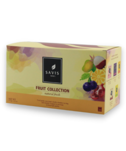 A box of Savis Fruit Tea Collection