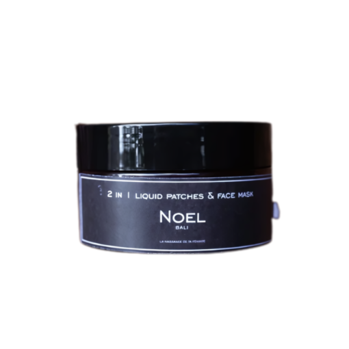 A tub of Noel 2-1 Liquid Patches and Face Mask