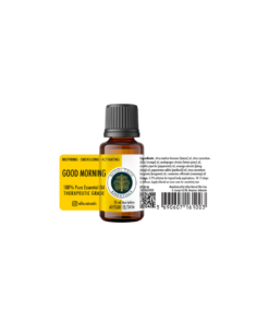 A bottle of Ailia Good Morning essential oil blend