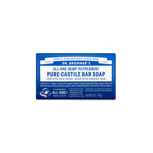 Dr. Bronner's Peppermint Pure Castille Bar Soap