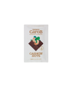 A pack of Rada's Carob Cashew Nuts