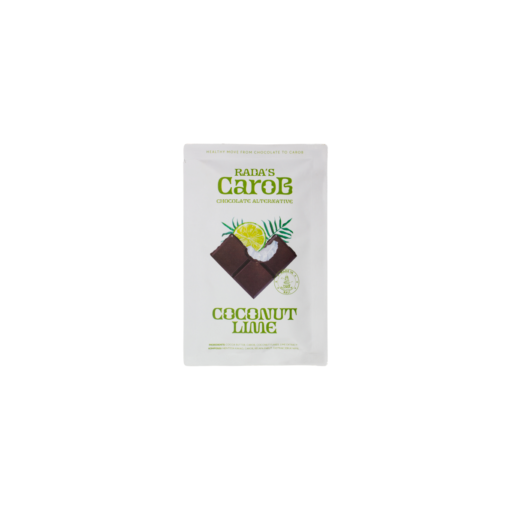 A pack of Rada's Carob Coconut Lime