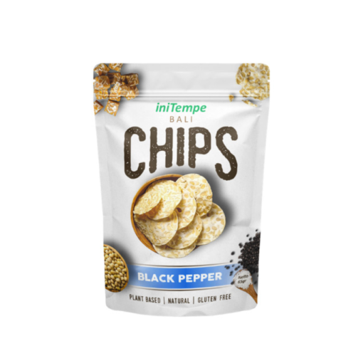 A pack of IniTempe Chips Black Pepper