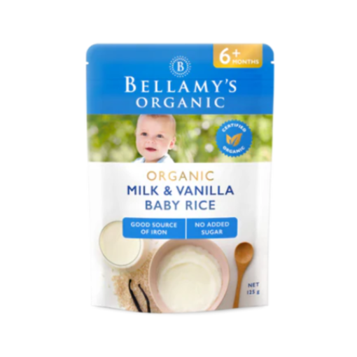 Bellamy's Organic Baby Rice Milk & Vanilla