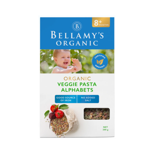 Bellamy's Organic Pasta Veggie Alphabets