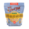 A pack of Bob's Red Mill gluten-free old fashioned rolled oats