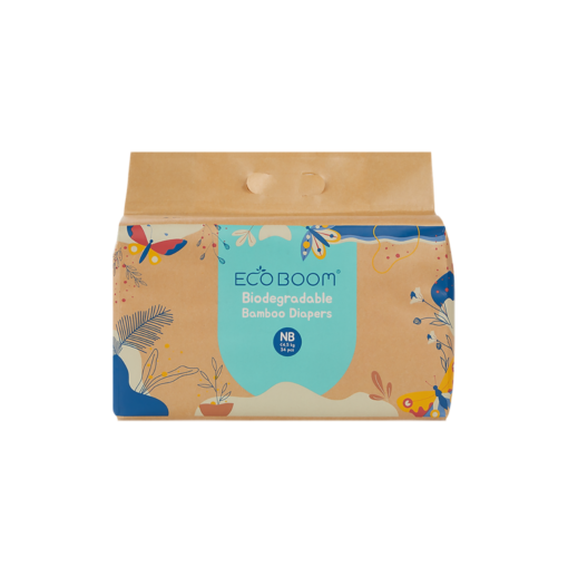 Eco Boom Bamboo Tape Diapers NB34