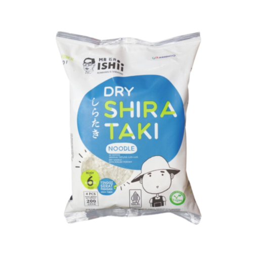 A pack of Mr. Ishii Dry Shirataki Noodles