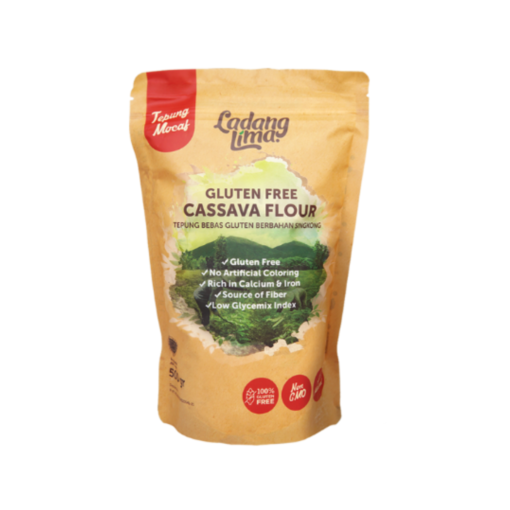 A pack of Ladang Lima Cassava Flour 500g