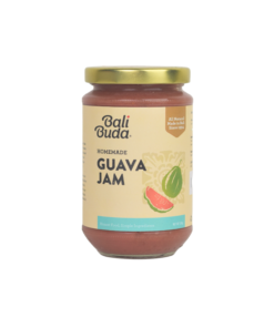 A jar of Bali Buda homemade guava jam