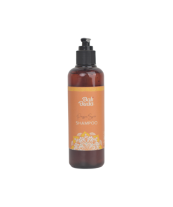A bottle of Bali Buda Passion Spice shampoo