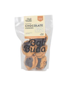 A pack of Bali Buda's homemade chocolate cookies
