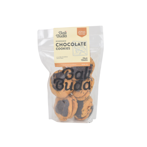 A pack of Bali Buda's homemade chocolate cookies